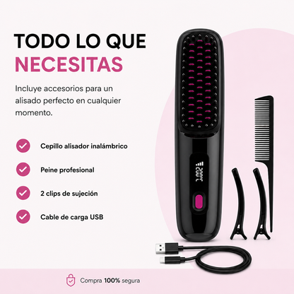GoLiss™ Cepillo Alisador Inalámbrico
